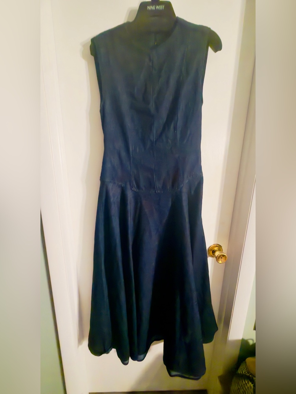 Zara denim backless - missing 1 mid  3 buttons which explain the reduced